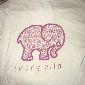 Ivory Ella Longsleeve, light blue and pink size s